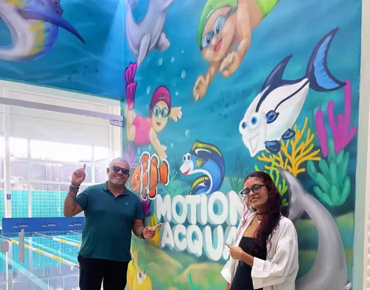 Grafite Motion Acqua - Artista Daniel Drosh